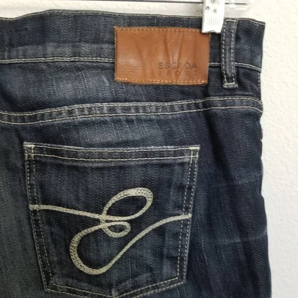 ESCADA SPORT 'Luca' Medium Wash Blue Jeans Denim Straight Leg EU 44 US 14 - Picture 5 of 10